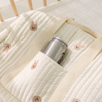 "My Little Adventures" Personalized Quilted Bunny Diaper Bag - For Big Littles on the Go!