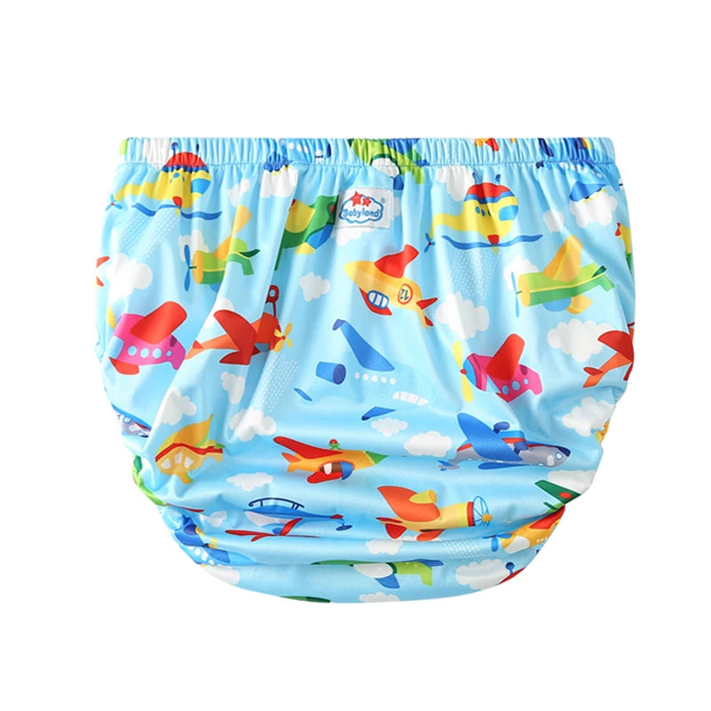 ABDL Adult Cloth Swimming Diaper — Waterproof, Reusable Little Space Diaper Pants (32 Prints)