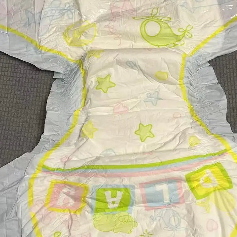 ABDL Cartoon Diapers – Kawaii Little Space Pack of 5 (M/L/XL)