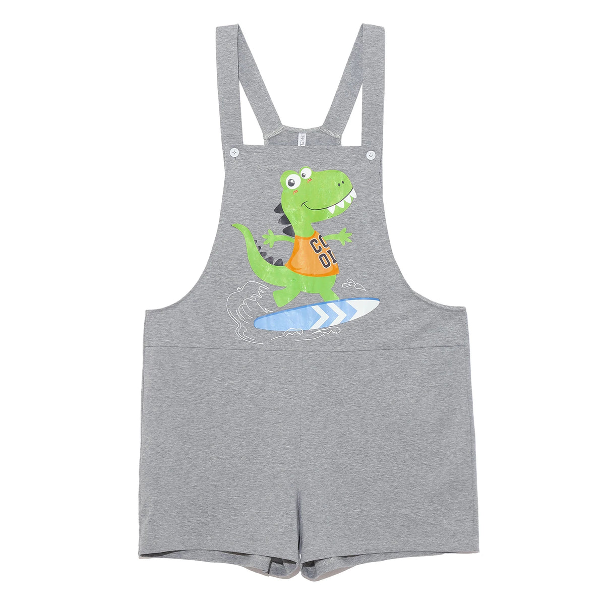 Dino Daze Overalls & Bodysuit — Adult Dinosaur Print Pajamas | ABDL Comforts