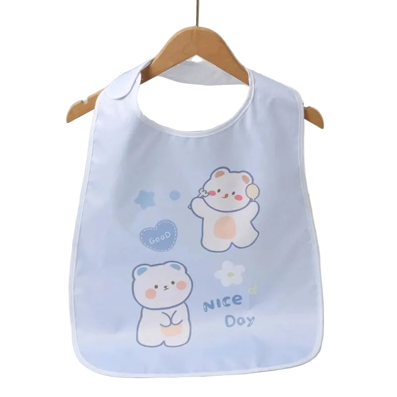 🧼 Cute Cartoon Adult Baby Bib – Soft, Washable & Regression-Ready