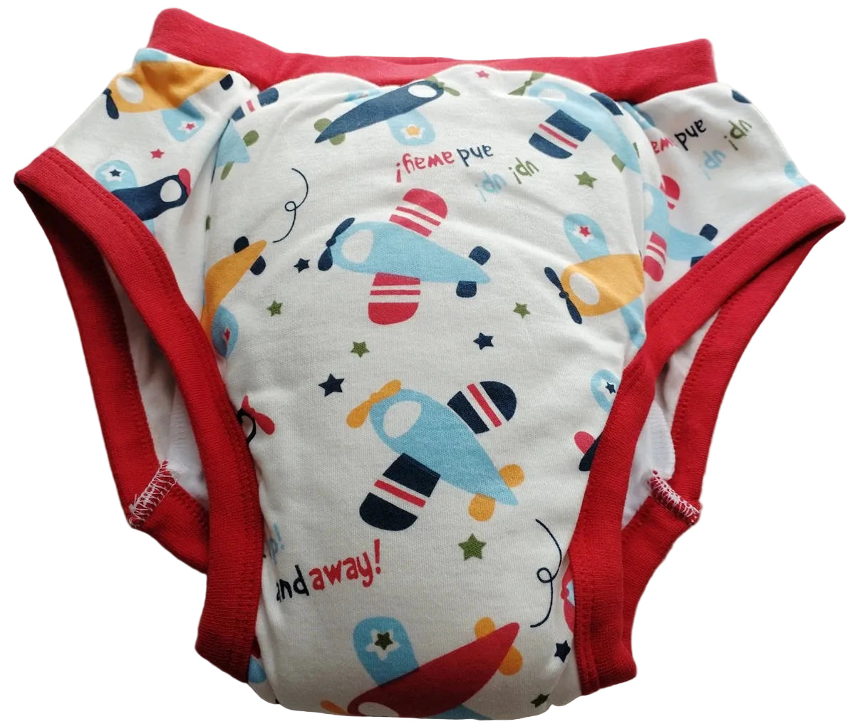 Airplane Print ABDL Training Briefs with Padding