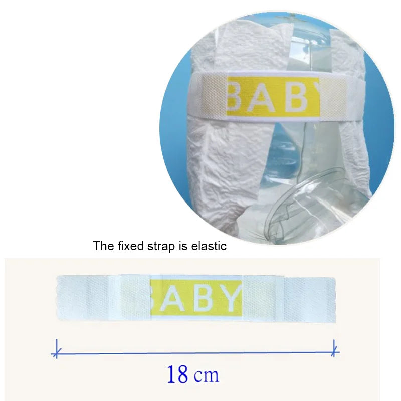ABDL Diaper Fixing Straps – Elastic Waist Side Extenders | 4 Pairs