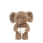Diapered Elephant Plush — Little Space ABDL Stuffie (35cm / 13.7")