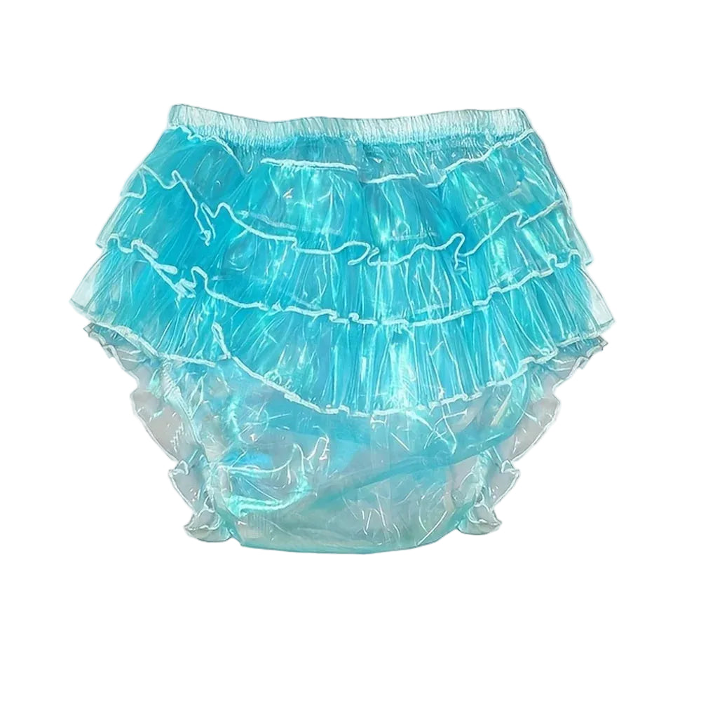 ABDL Plastic Pants – Clear Waterproof Diaper Cover for Little Space | Organza & PVC | Sizes M–XXXL