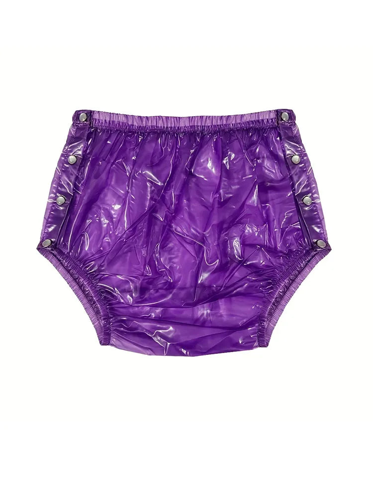 ABDL Snap-Open Plastic Pants – PVC Diaper Cover with 8 Snaps for Little Space | Sizes L–5XL