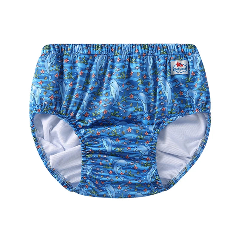 ABDL Adult Cloth Swimming Diaper — Waterproof, Reusable Little Space Diaper Pants (32 Prints)