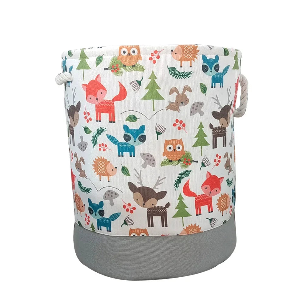 🧺 Nursery Critter Storage Basket – Lion & Animal World