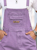 Purple Denim Overalls for Littles – Loose Fit Suspender Pants | ABDL & Little Space
