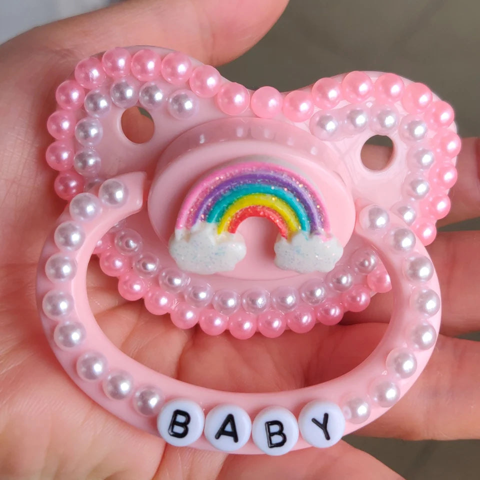 🌈 BABY Rainbow Pearl Pacifier