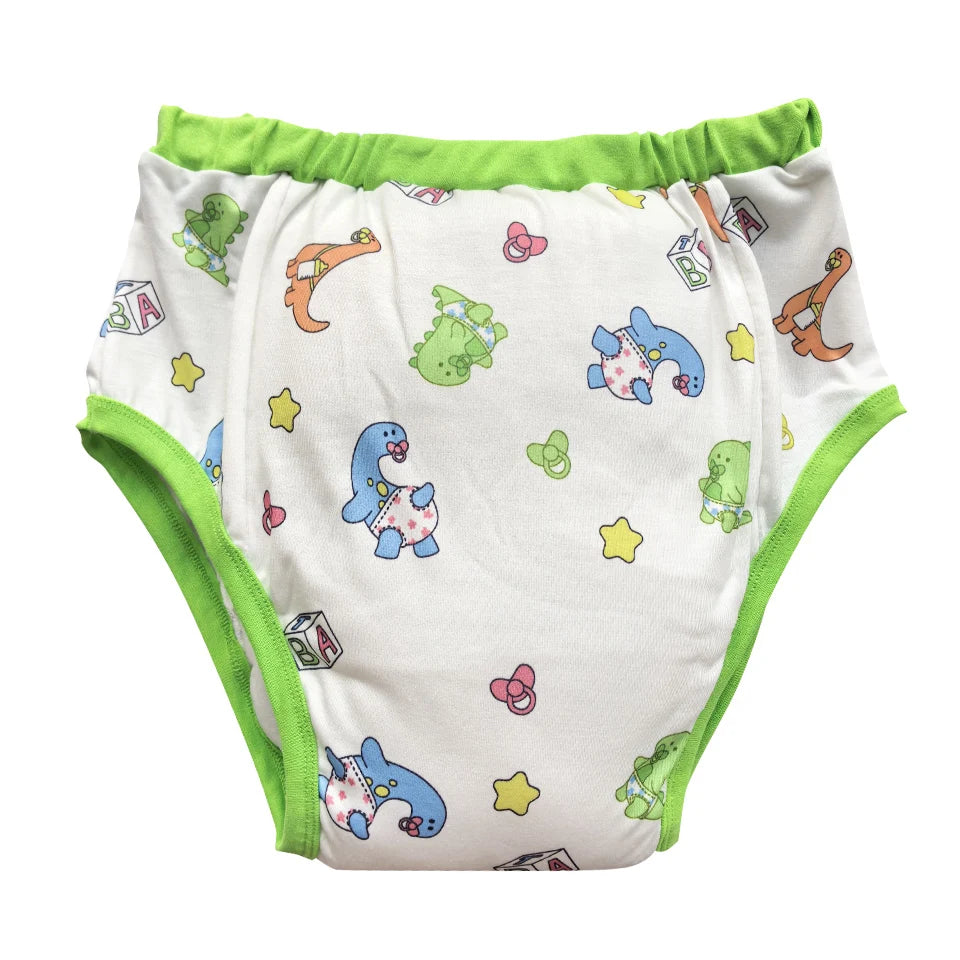Dino Dreams ABDL Waterproof Training Pants — Reusable Adult Baby