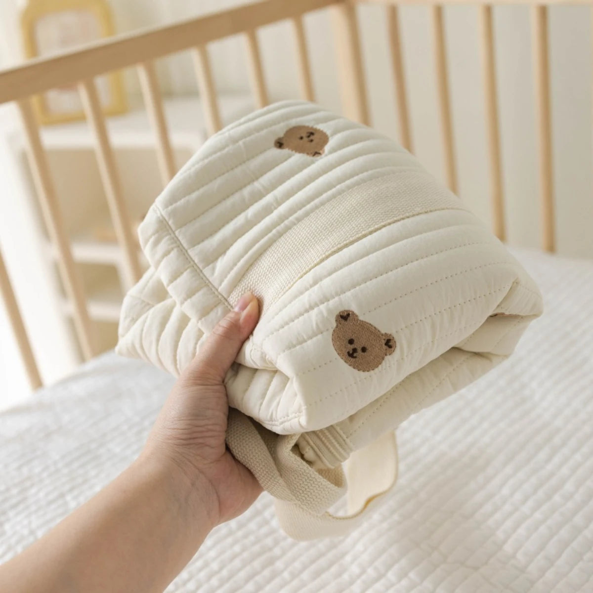 "My Little Adventures" Personalized Quilted Bunny Diaper Bag - For Big Littles on the Go!