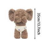 Diapered Elephant Plush — Little Space ABDL Stuffie (35cm / 13.7")