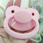 Adorable Silicone Handmade Pacifiers: ABDL Adult-Sized Binkies for Little Space Bliss – Solid & Decorated Options!