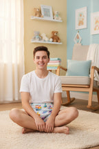 ABDL Cloth Diaper – Vroom Vroom Little Space Print | Reusable Pocket Diaper XL