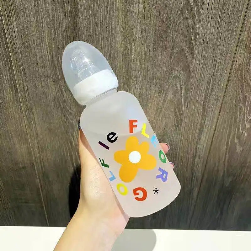 🍼 Nursery Sippy Bottle – 400ml Cartoon Edition