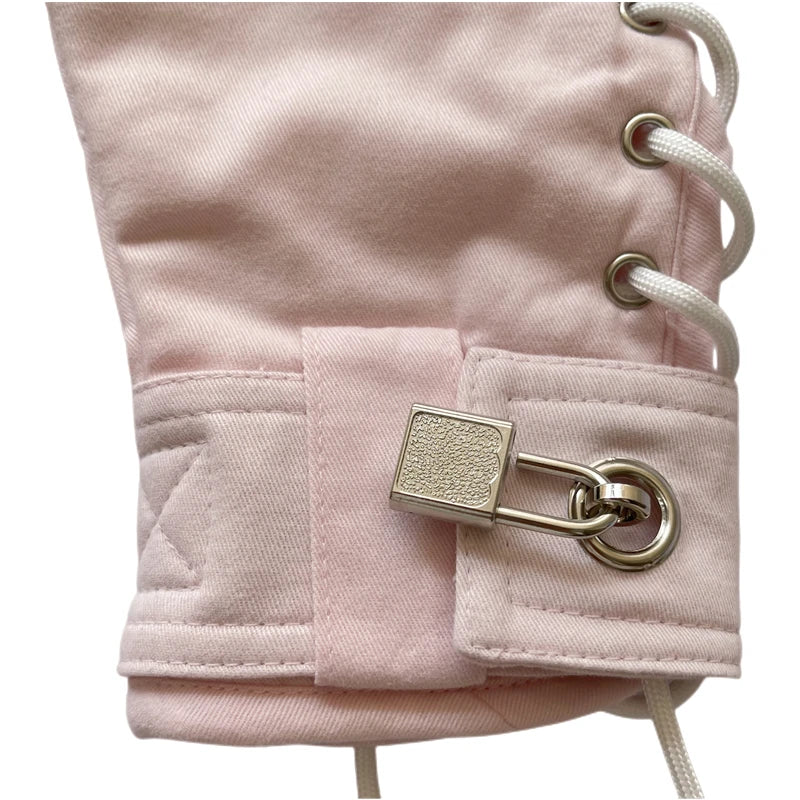 ABDL Lockable Padded Mittens – Handmade Organic Cotton | Locking Little Space Paws