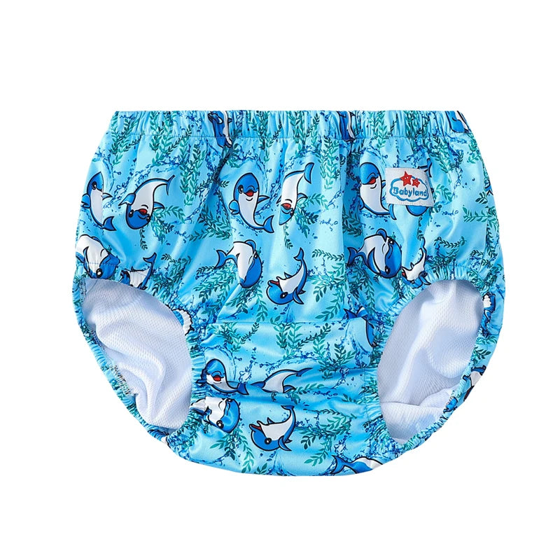 ABDL Adult Cloth Swimming Diaper — Waterproof, Reusable Little Space Diaper Pants (32 Prints)