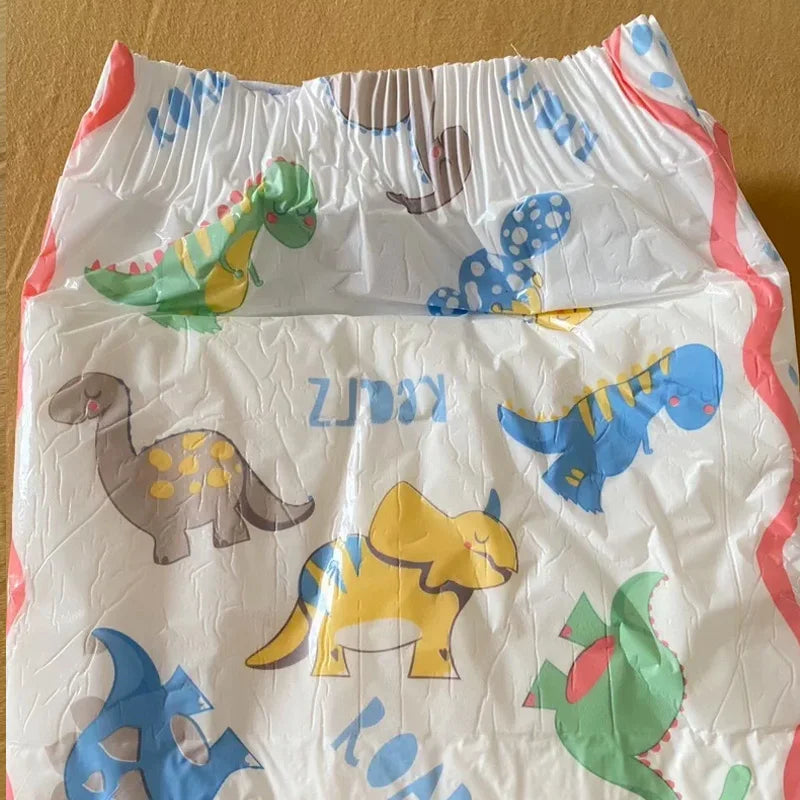ABDL Cartoon Dino Disposable Diapers – Ultra-Thick 10,000ml | 3 or 6-Pack