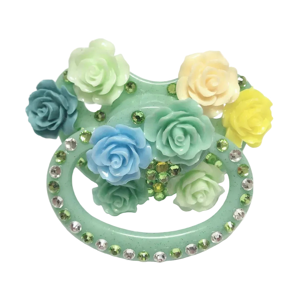 "Secret Garden Soother - Adult Rosy Retreat Pacifier"