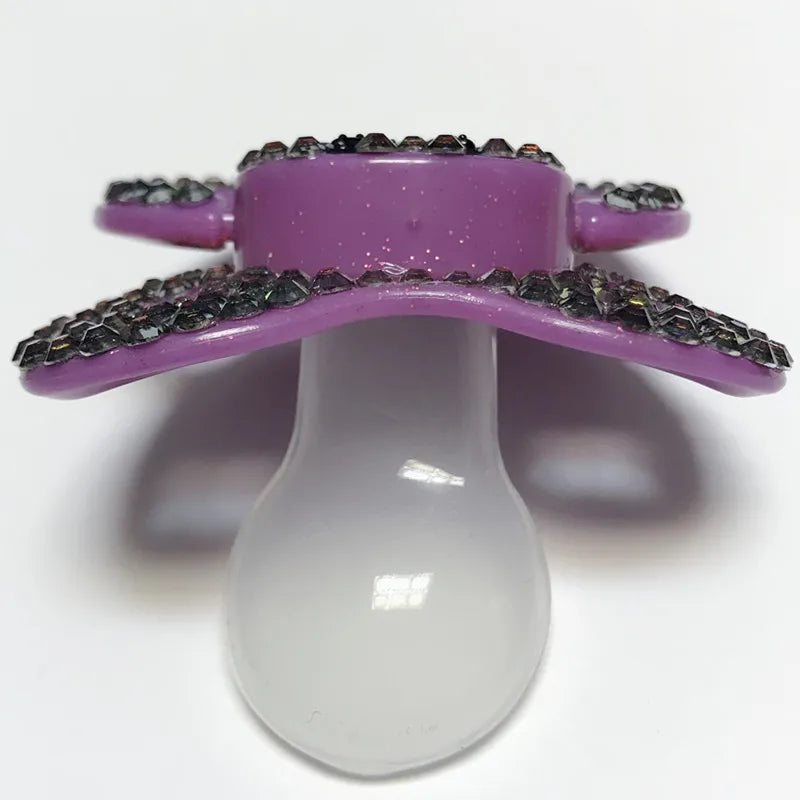 "Mystic Ocean Sparkle Soother - Adult Dark Siren Pacifier"