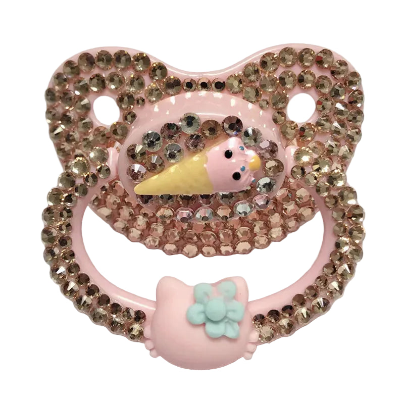 "Sweet Treat Sparkle Soother - Adult Ice Cream Dream Pacifier"