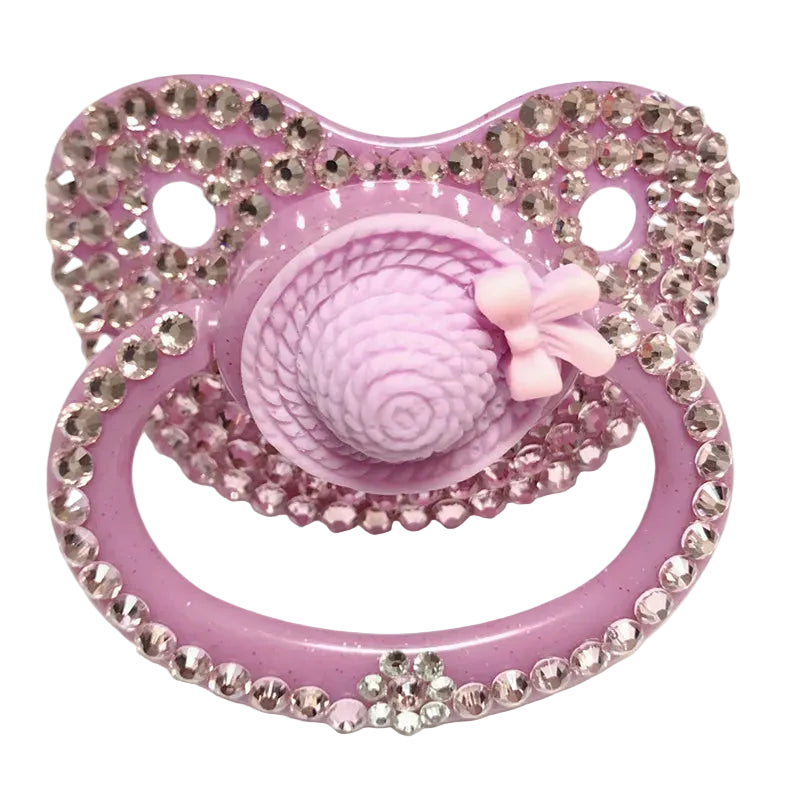 "Lavender Dreams Sparkle Soother - Adult Enchanted Ribbon Pacifier"