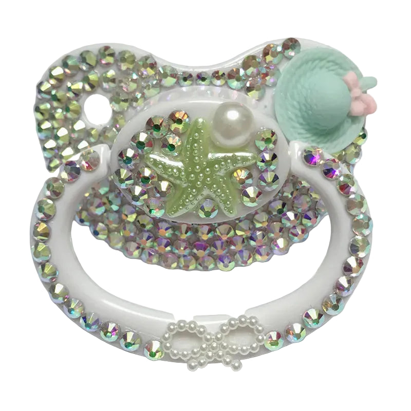 "Mermaid's Treasure Soother - Adult Ocean Sparkle Pacifier"
