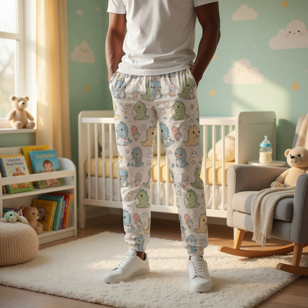 Dino Print ABDL Comfort Pants
