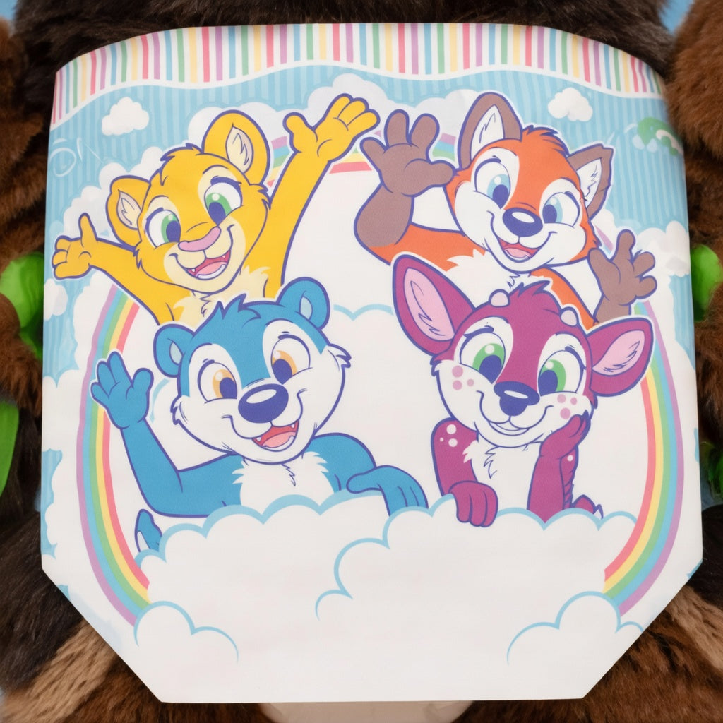 ABDL Cartoon Diapers – Kawaii Little Space Pack of 5 (M/L/XL)